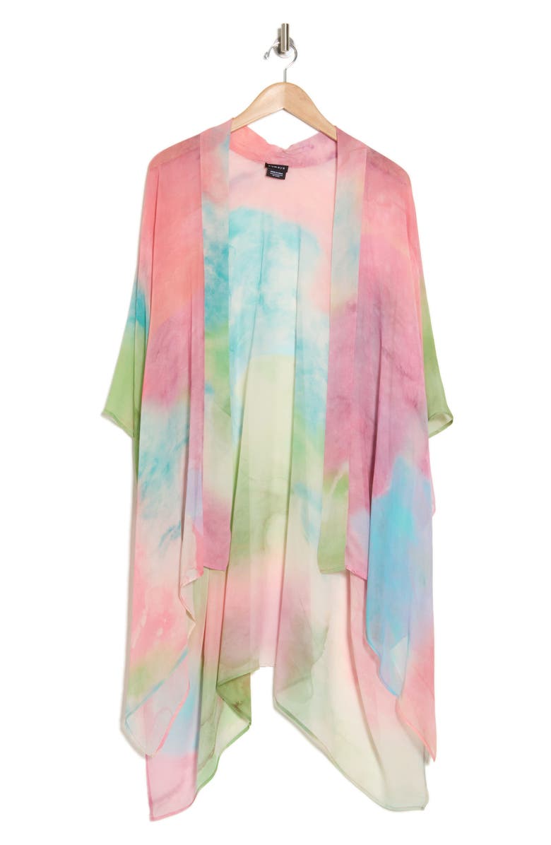 Vismaya Tie Dye Ruana, Alternate, color, 