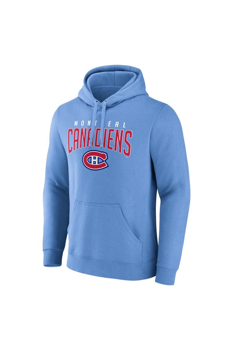 Men's Fanatics Branded Blue Montreal Canadiens Special Edition 2.0 Wordmark Pullover Hoodie, Alternate, color, Blue