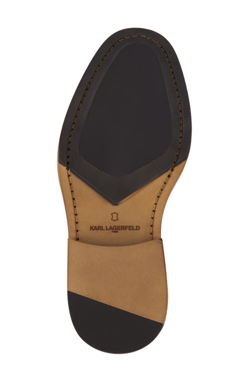 Karl Lagerfeld Paris Wingtip Derby In Cognac