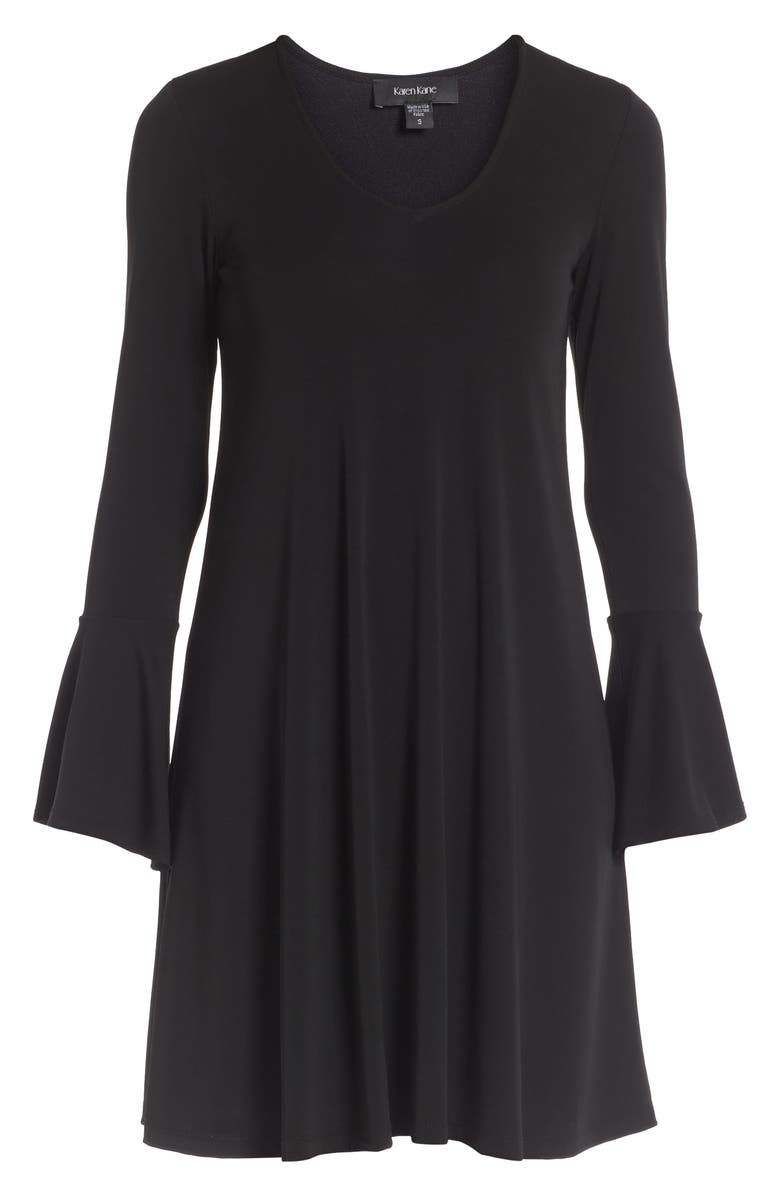 Karen Kane Taylor Flare Sleeve A-Line Dress, Alternate, color, 