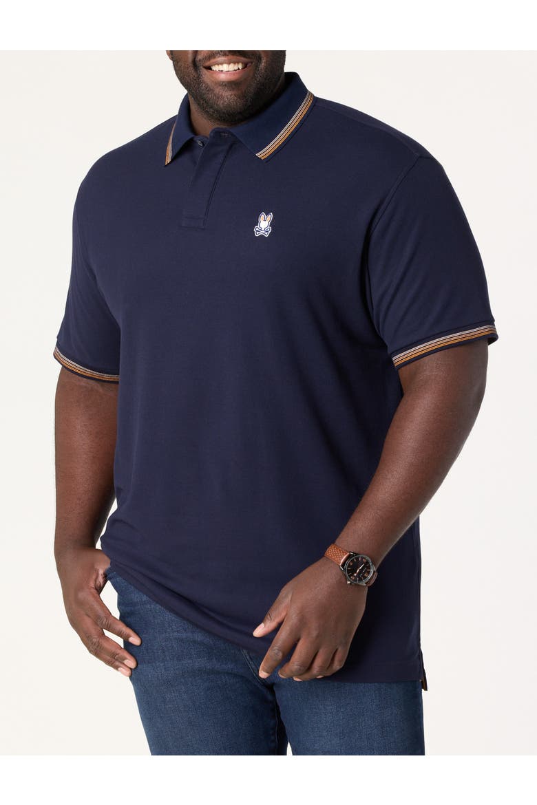 Big & Tall Pal PiquÃ© Polo Shirt, Main, color, NAVY