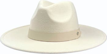 ? Marcus Adler Ivory White Felt Fedora Hat NWT MARCUS ADLER Hats - Sale up to 68% off - SoPicks main image 4