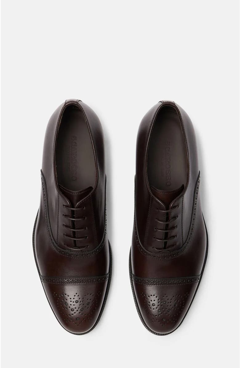 SCAROSSO Silvio Oxfords, Alternate, color, Dark Brown Calf