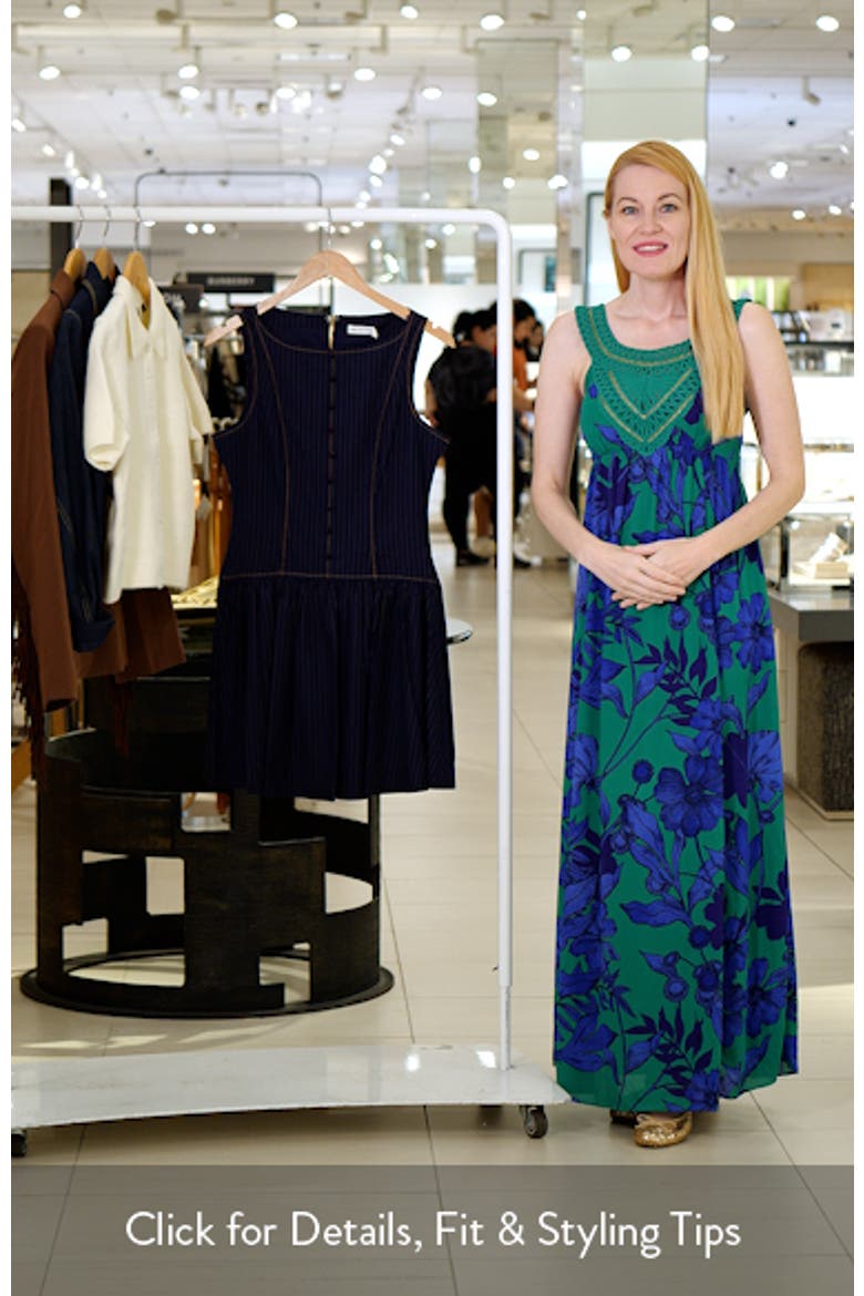 Drop Waist Boat Neck Minidress video