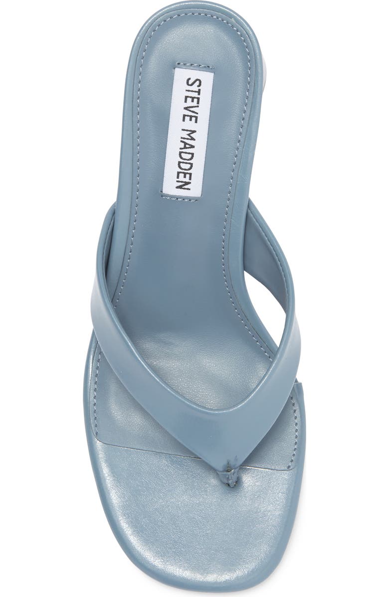 Steve Madden Kitana Block Heel Slide Sandal, Alternate, color, Blue