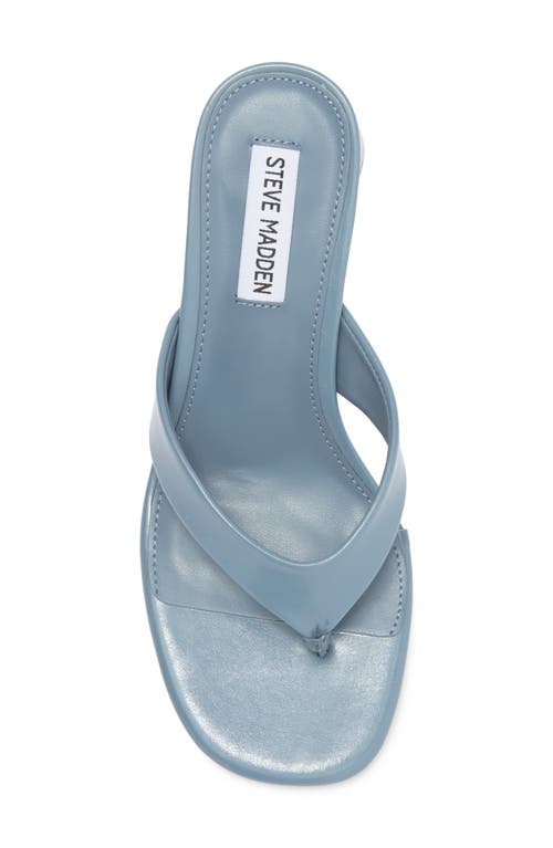 Steve Madden Kitana Block Heel Slide Sandal In Blue