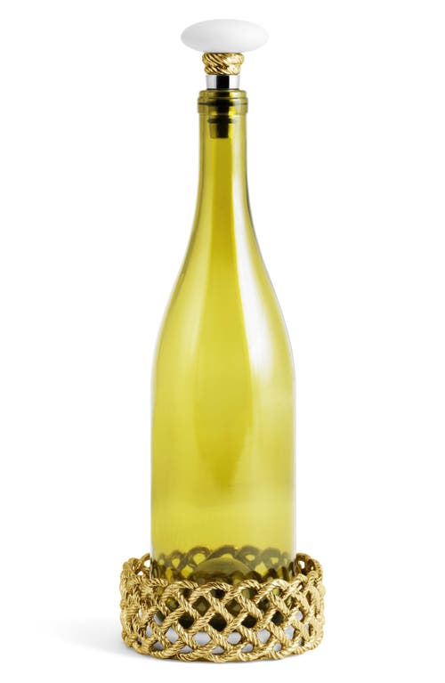 Michael Aram Love Knot 2 Piece Coaster Stopper Set In Transparent