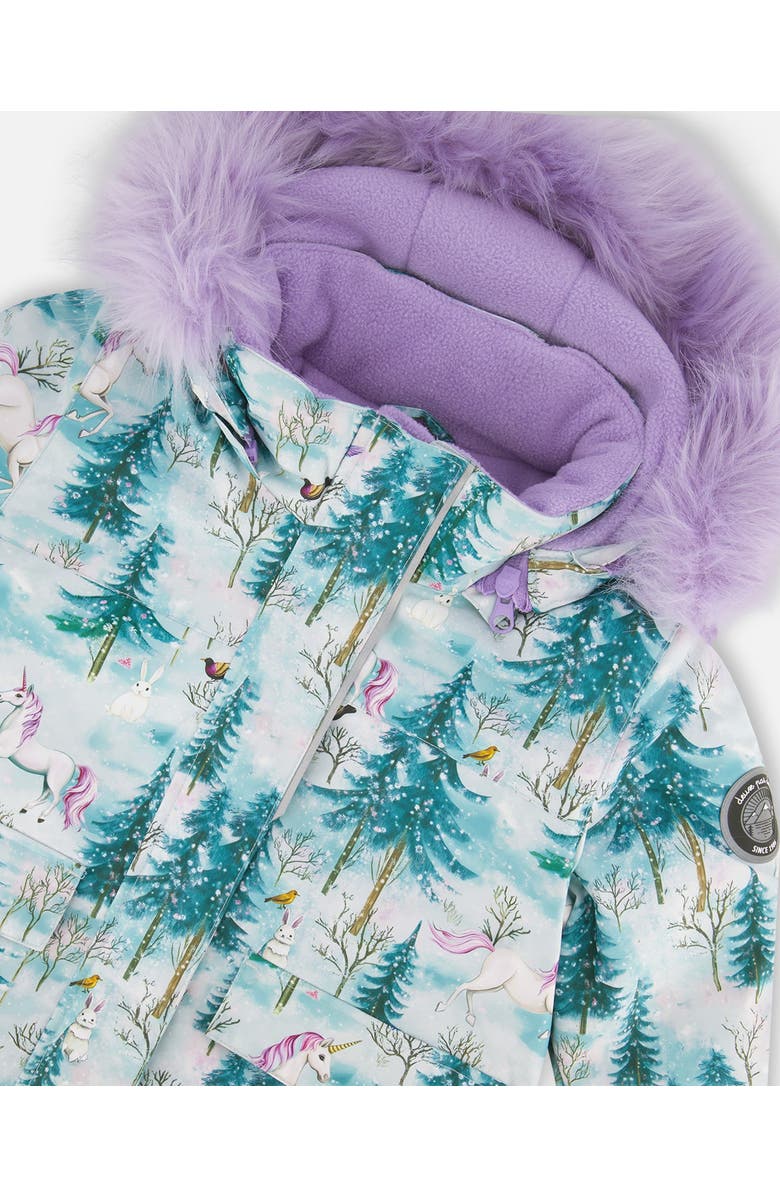 Deux par Deux Girl Two-Piece Discover Snowsuit, Alternate, color, Lavender