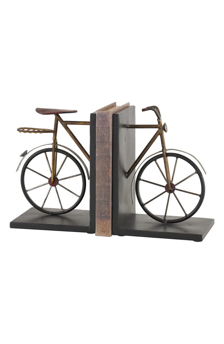 UMA Set of 2 Bike Bookends, Main, color, Metal