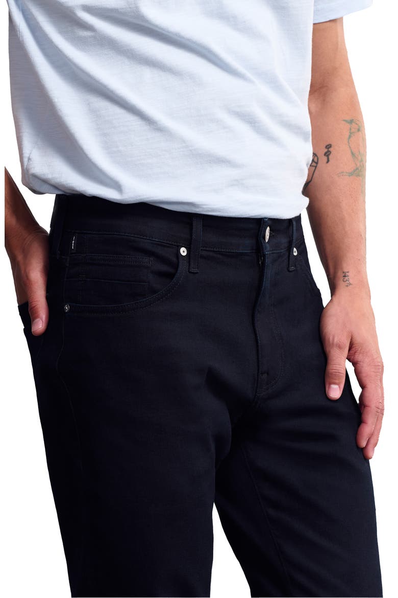 Bridge Straight Leg Jeans, Alternate, color, BLUE BLACK DENIM
