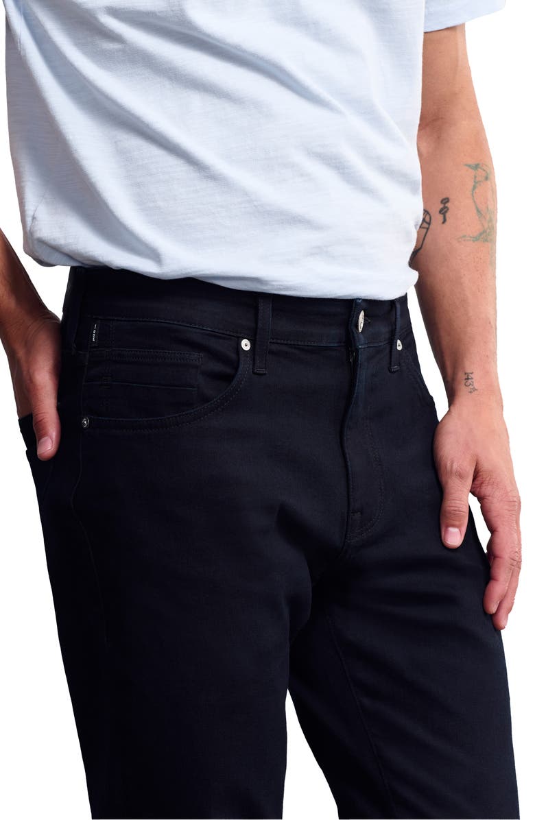 General Denim Works Bridge Straight Leg Jeans, Alternate, color, Blue Black Denim