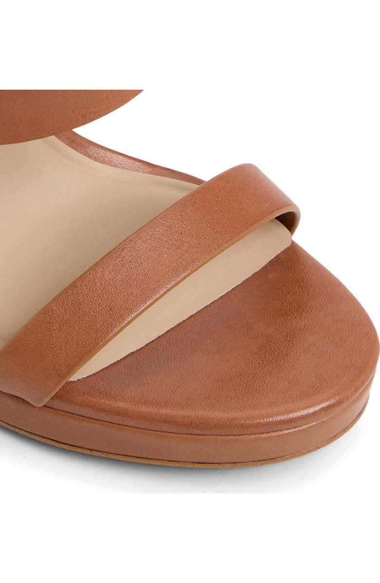 ALDO Kardy Ankle Strap Platform Sandal, Alternate, color, Medium Brown