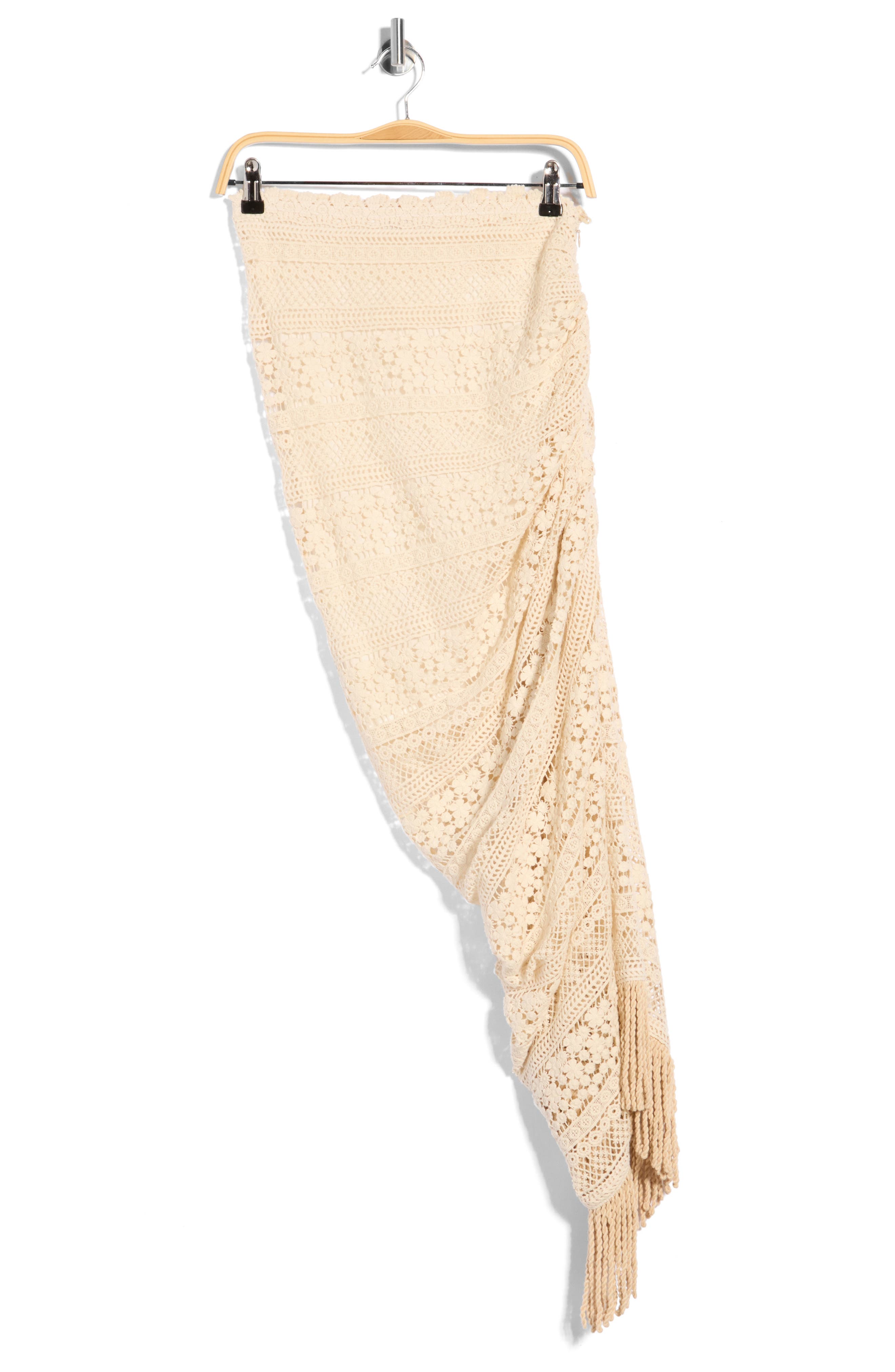 Bali Cotton Lace Midi Skirt