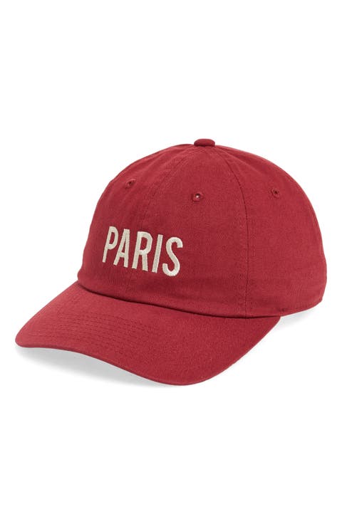 Paris Cotton Baseball Cap