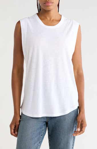 Curved Hem Muscle Tank