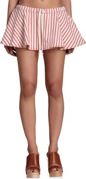 Avec Les Filles Tie Waist Miniskort