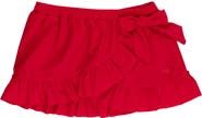 RuffleButts Swim Bow Skirt Cover-Up