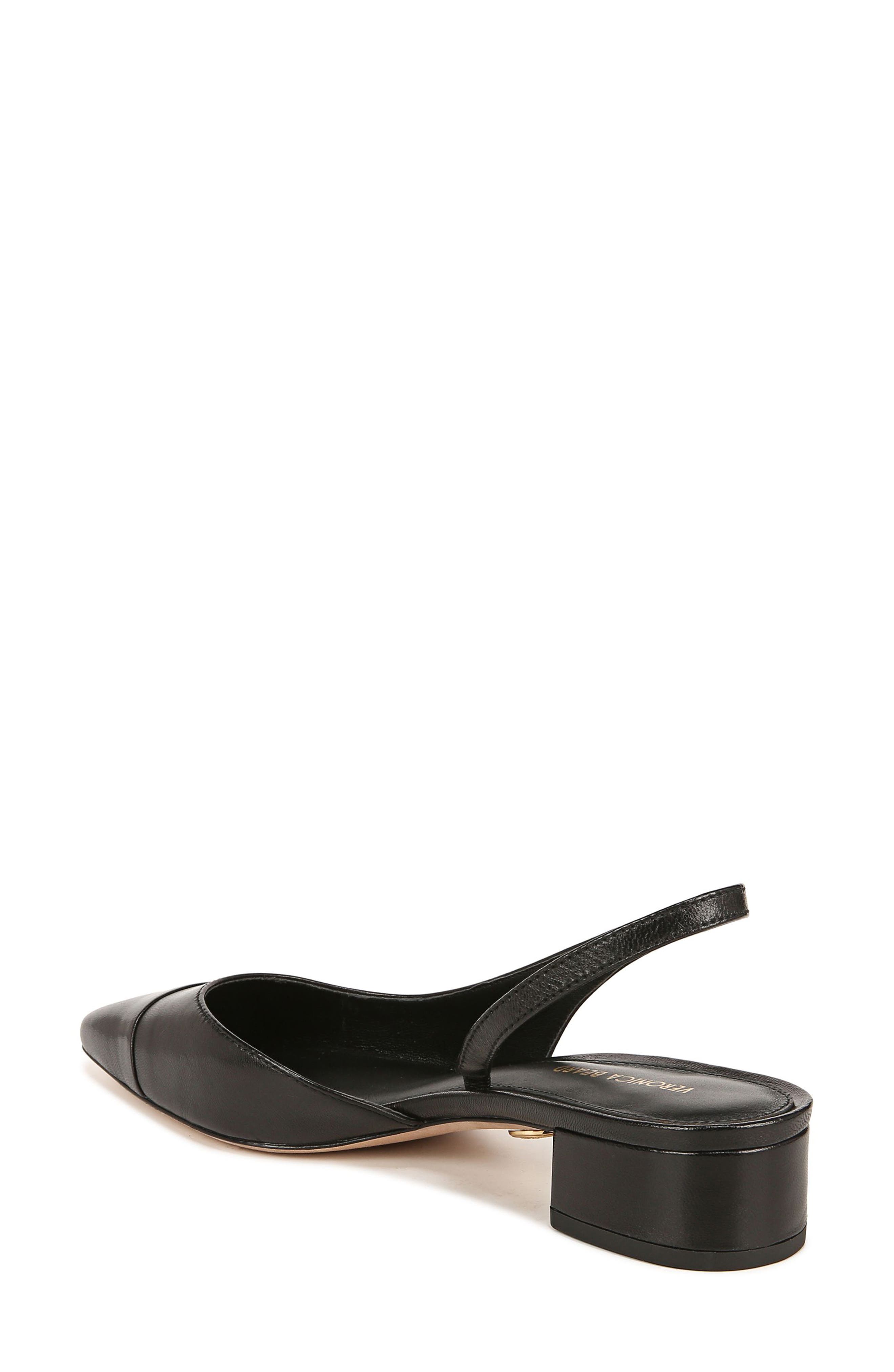 Veronica Beard Cecile Half d'Orsay Slingback Pump, Alternate, color, Black