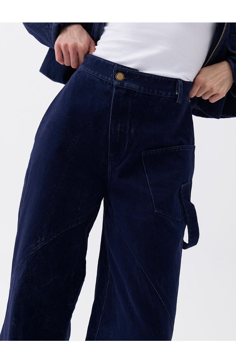 Nocturne High Waist Velvet Pants, Main, color, 