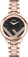 Fendi Run Away Diamond Bracelet Watch, 28mm