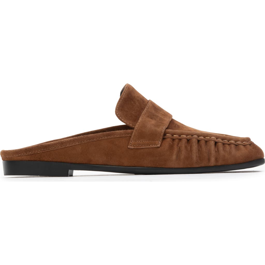 BLACK SUEDE STUDIO Gabby Loafer Mule in Tobacco Suede at Nordstrom, Size 42
