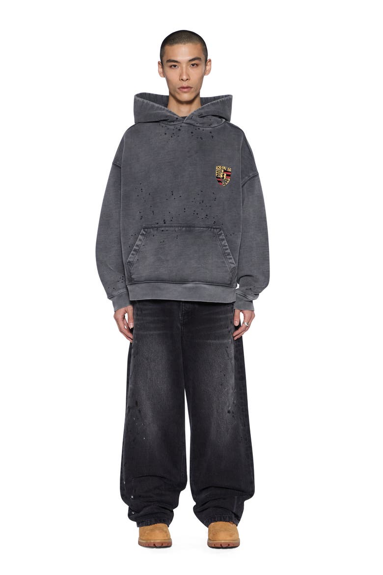 Shield Ekcess Graphic Hoodie, Alternate, color, CHARCOAL