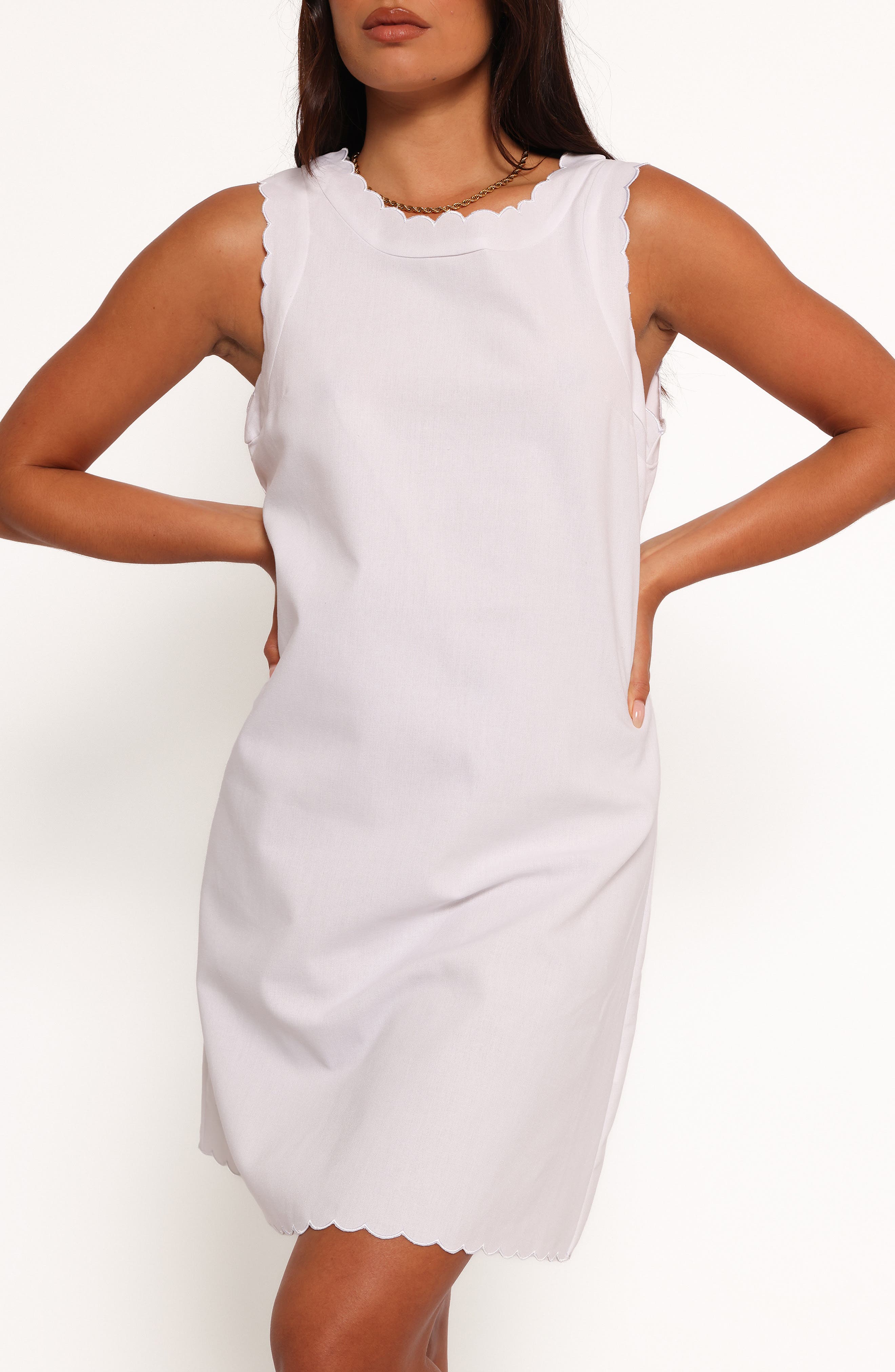 womens cotton shift dresses Eda Cotton Shift Dress - Emerald Night