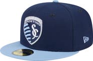 New Era Men's New Era Navy Sporting Kansas City 2025 Kickoff 59FIFTY Fitted Hat