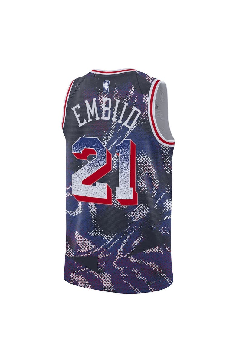 Nike Unisex Nike Joel Embiid Navy Philadelphia 76ers 2025 Select Series Swingman Player Jersey, Alternate, color, Navy