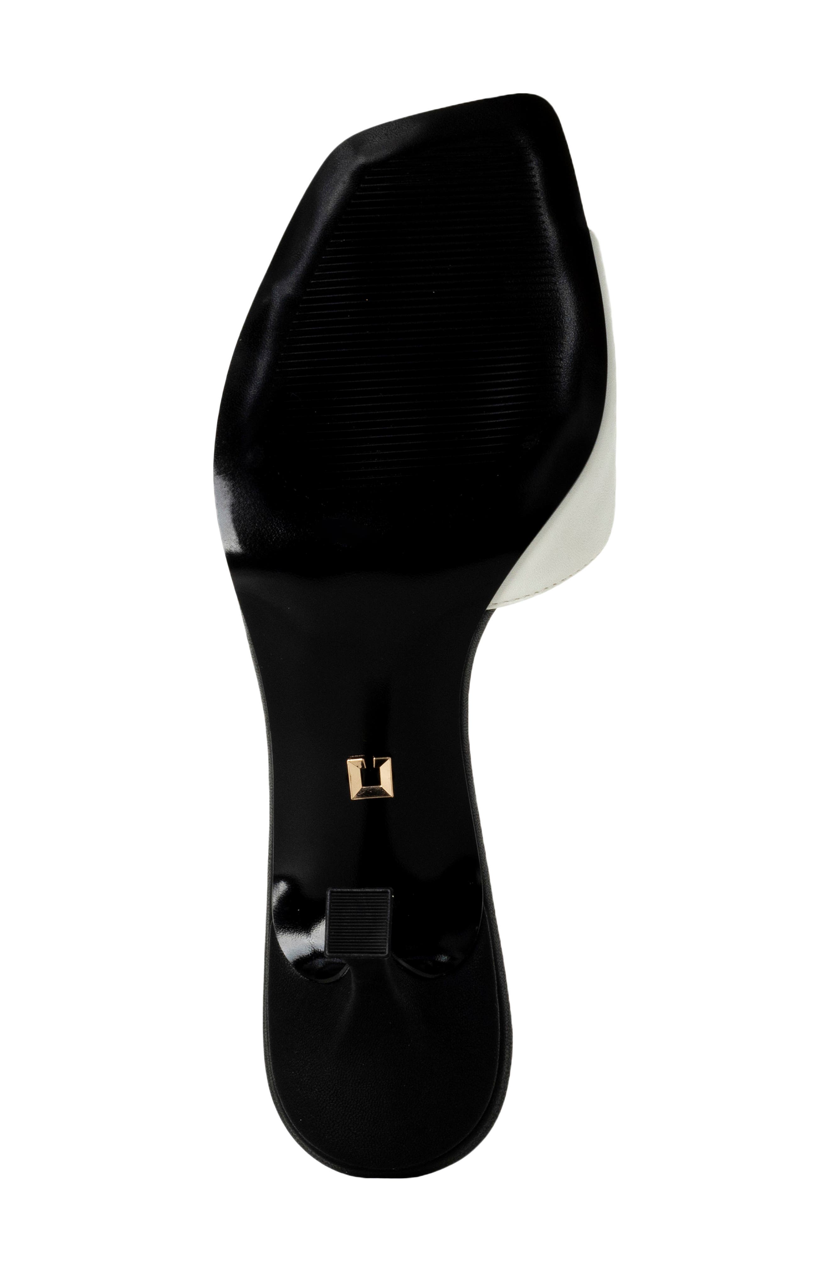 SHUSHOP Holiday Mule, Alternate, color, Black And White