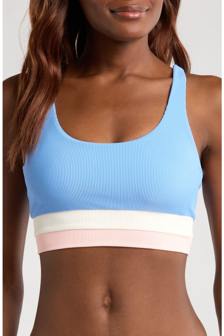Mackenzine Colorblock Bikini Top, Main, color, ALPS COLOR BLOCK