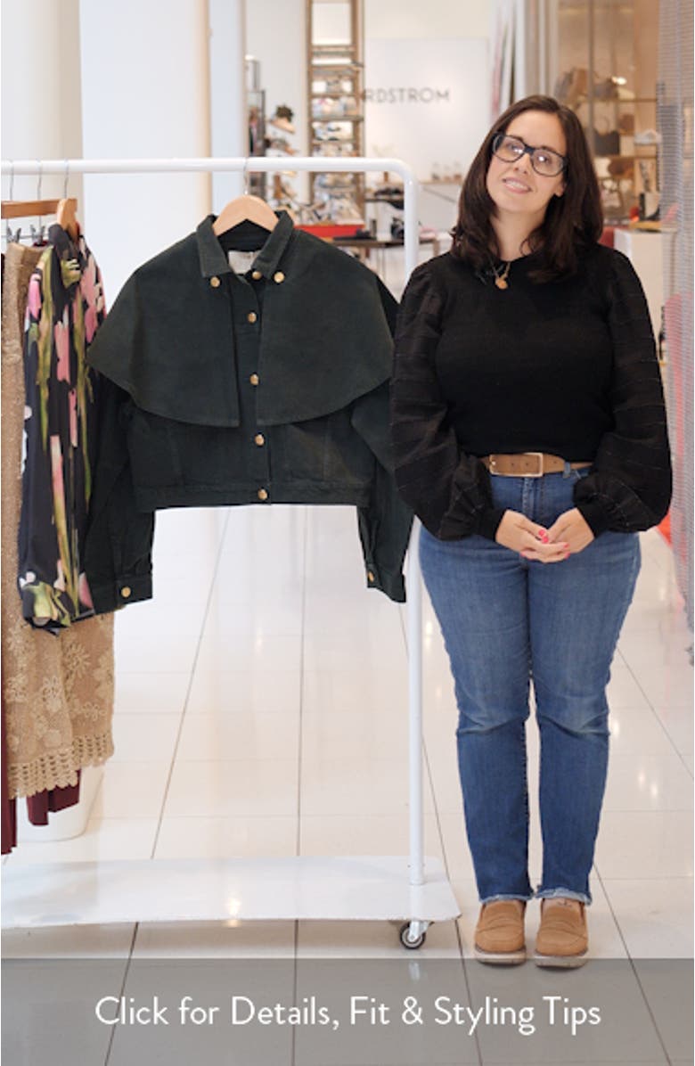 The Agata Cape Denim Jacket, sales video thumbnail