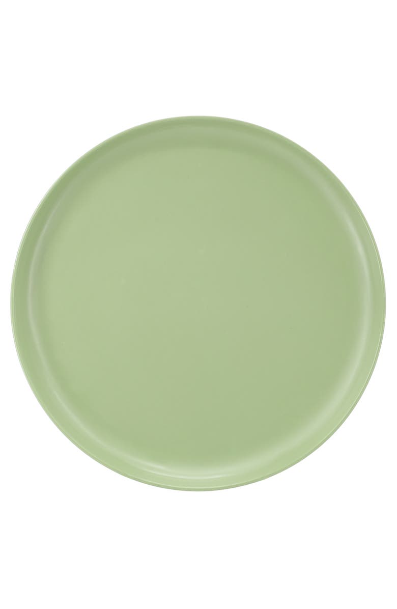 Gibson Home Fairhope 12 Piece Melamine Round Dinnerware Set, Alternate, color, Green