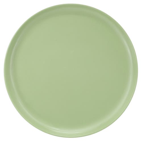 Gibson Home Fairhope 12 Piece Melamine Round Dinnerware Set In Green