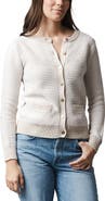 Hope & Henry Organic Tweed Stitch Sweater Cardigan