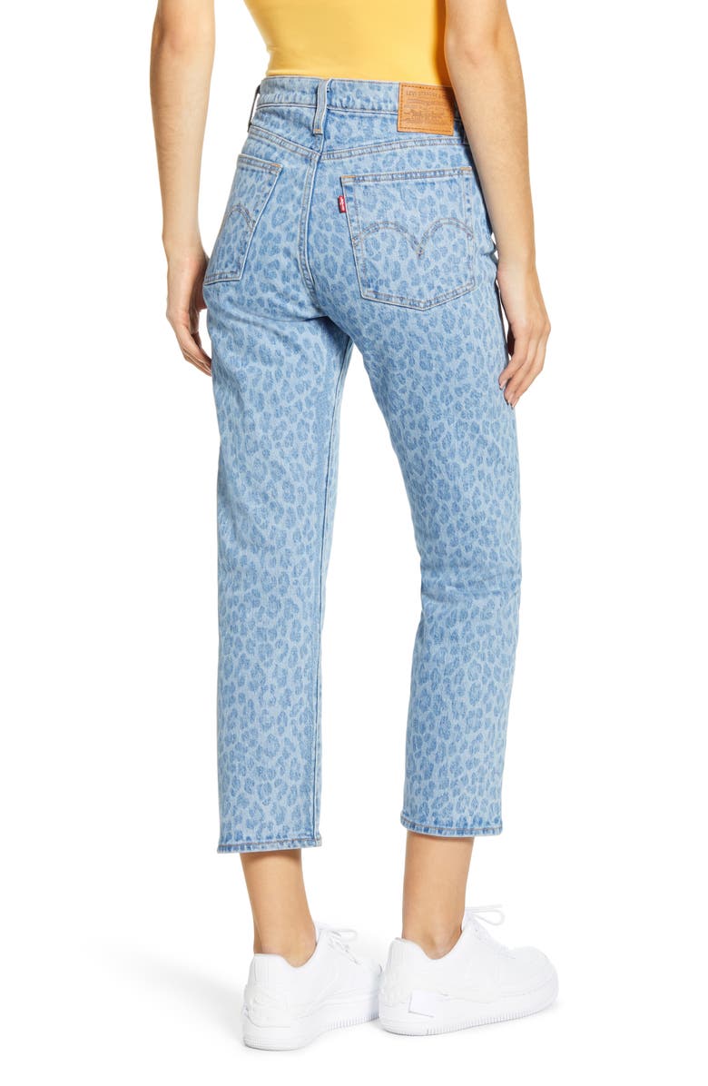 Levi's<sup>®</sup> Wedgie High Waist Straight Leg Jeans, Alternate, color, 