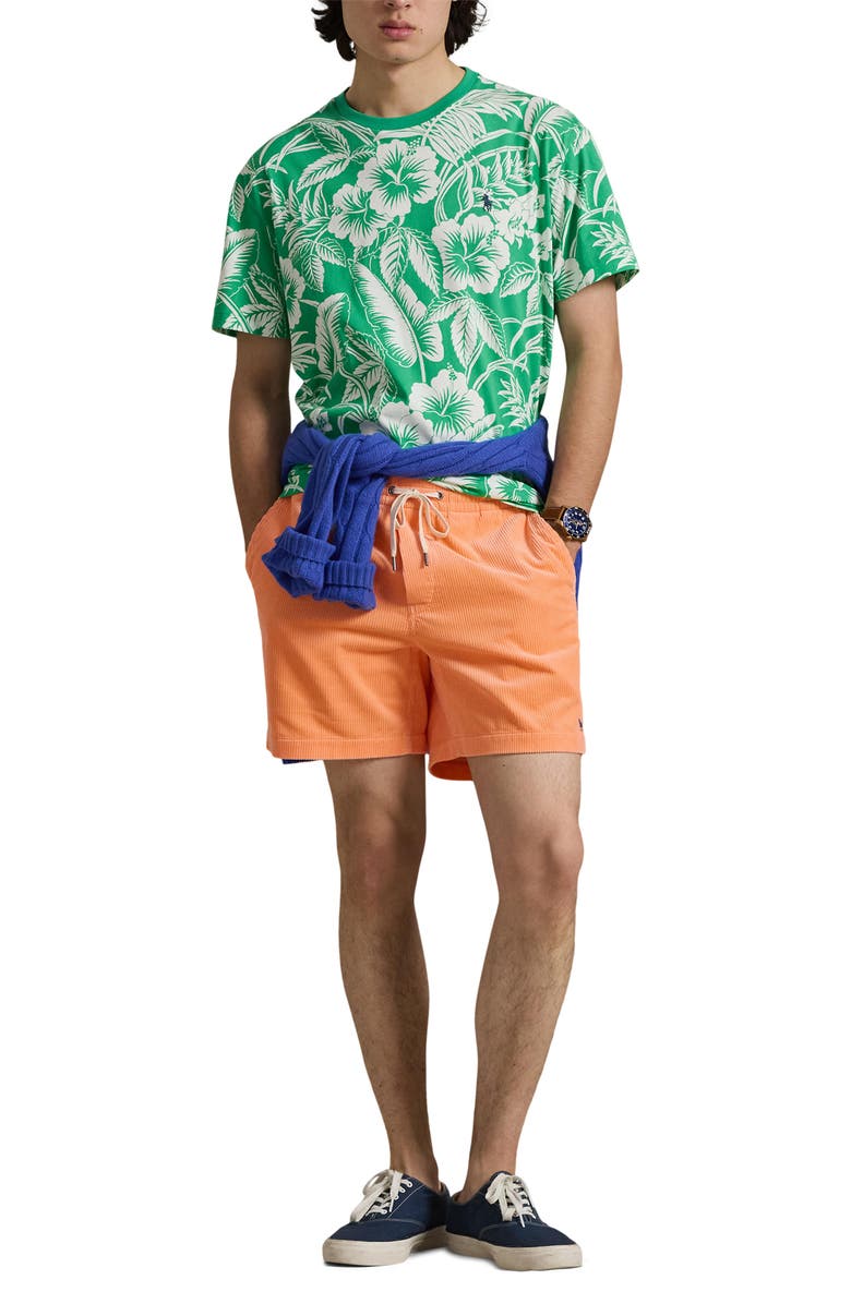 Polo Ralph Lauren Prepster Corduroy Shorts, Alternate, color, Key West Orange