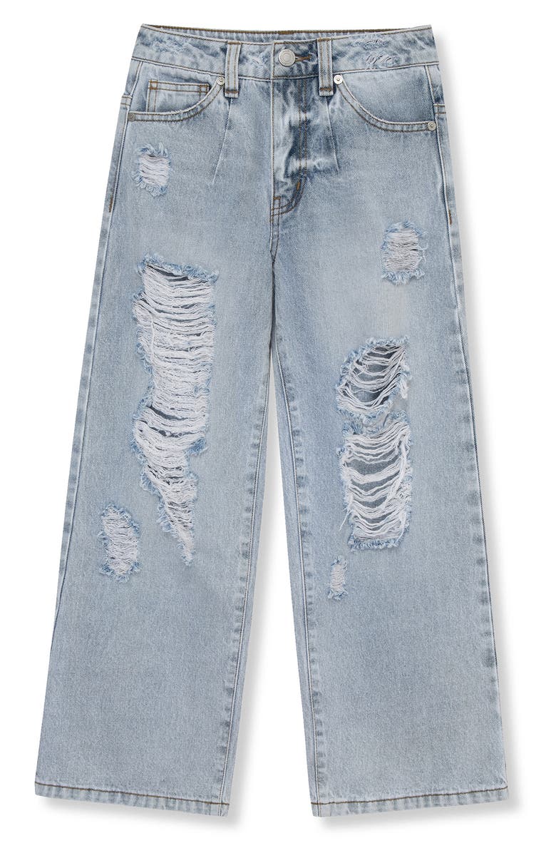 Habitual Kids Kids' Ripped Wide Leg Jeans, Main, color,