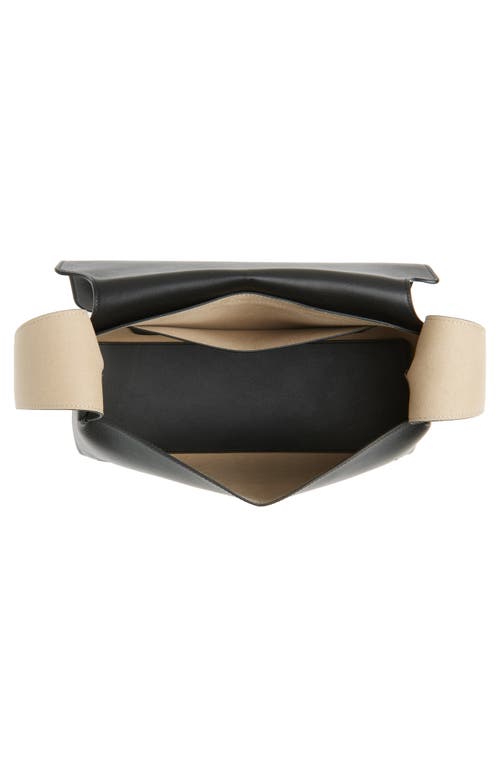 Ree Projects Florencia Soft Leather Shoulder Bag In Black