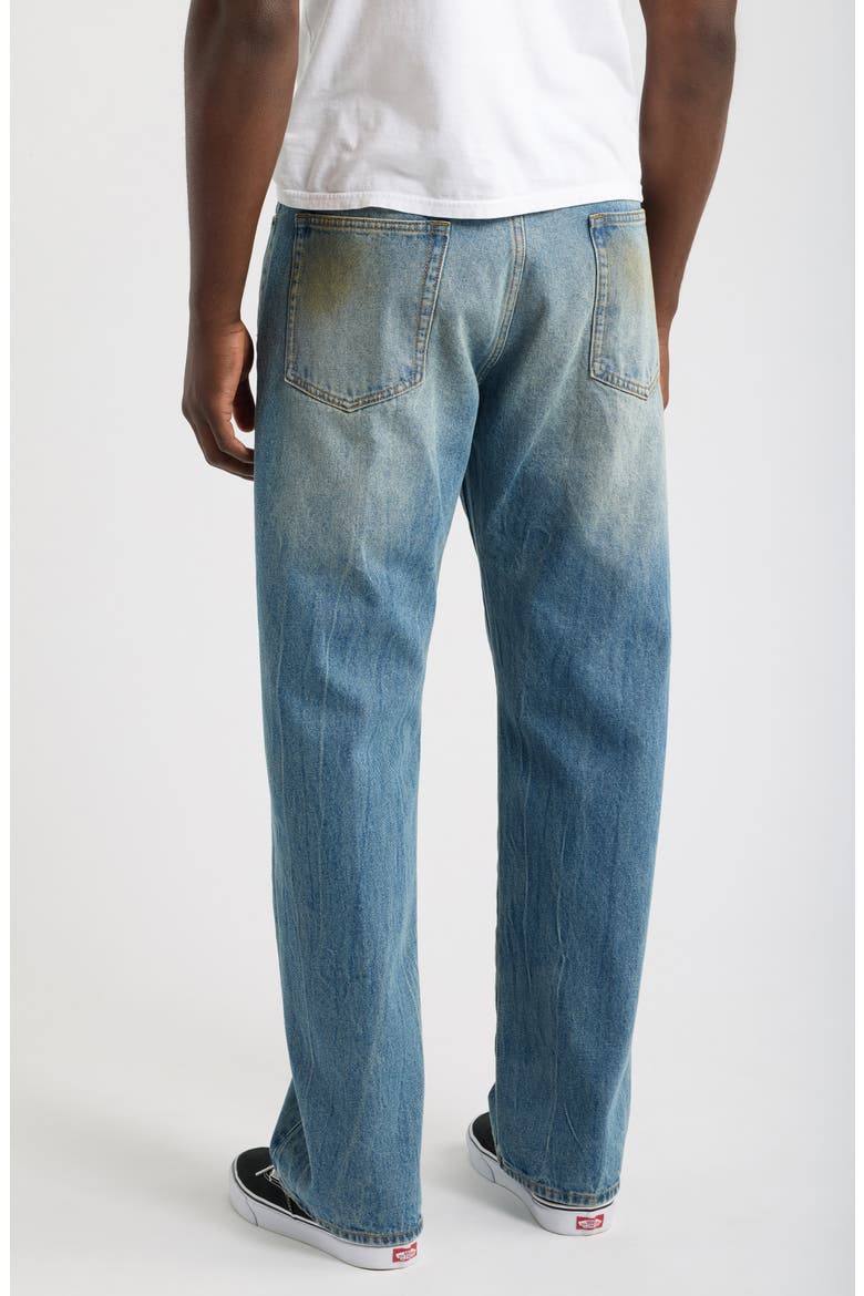 Nelson Faded Straight Leg Jeans, Alternate, color, GARAGE WASH INDIGO