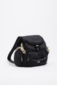 Bimba y Lola Dark anthracite nylon Pocket backpack