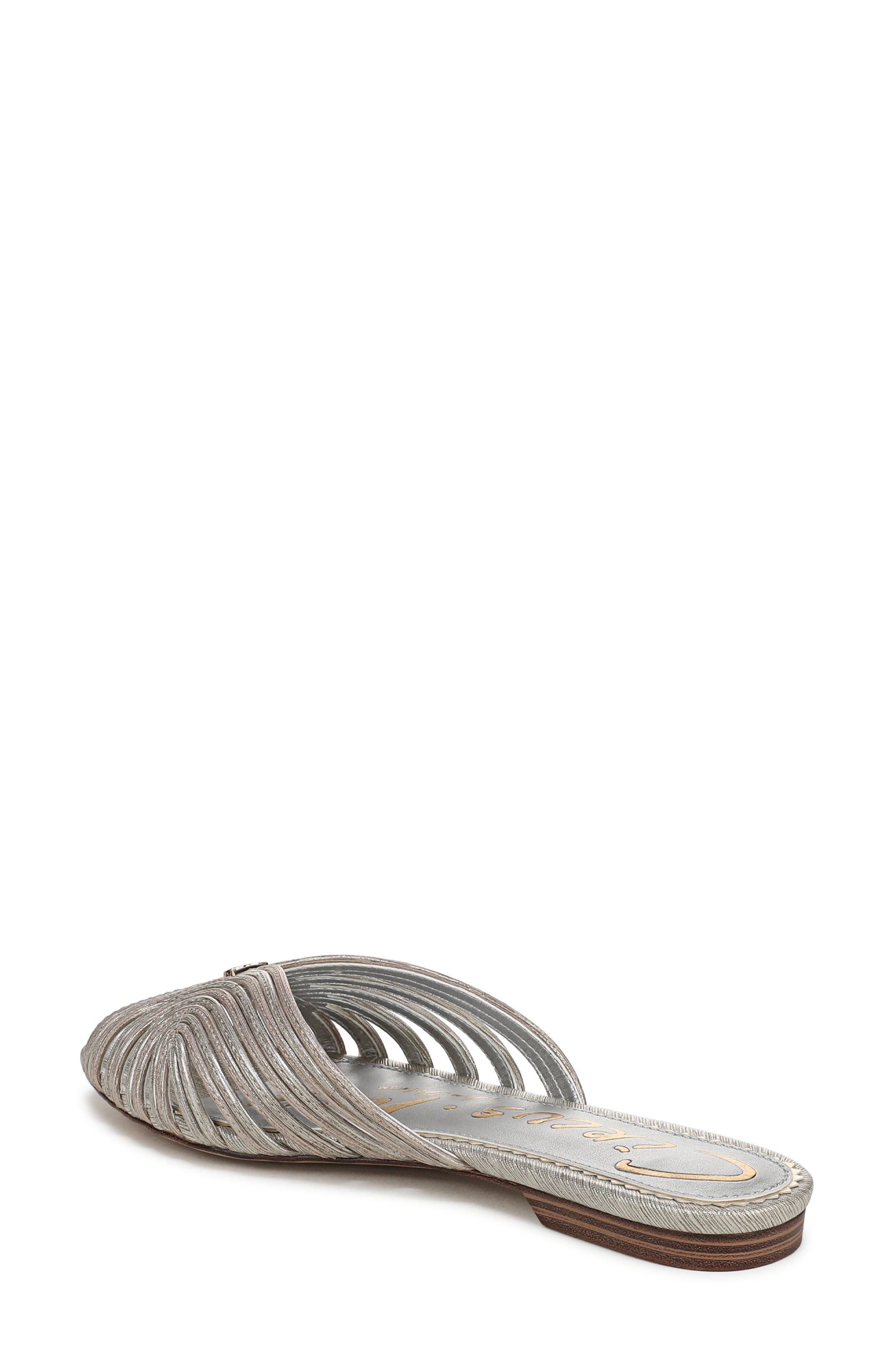 Kathleen Slide Sandal, Alternate, color, CHAMPAGNE SILVER