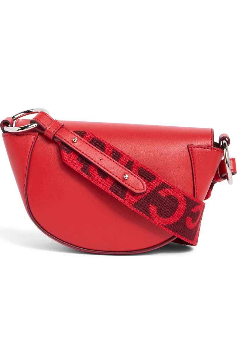 Stella McCartney Perforated Logo Flap Shoulder Bag, Alternate, color,