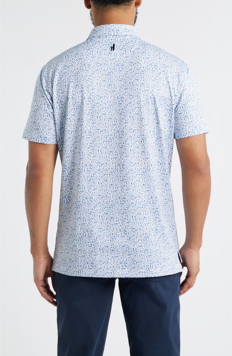 johnnie-O Rally Cap Performance Jersey Polo, Alternate, color, Midnight Navy