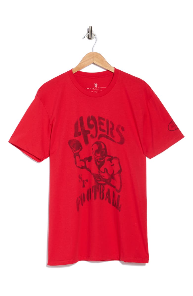 Junk Food NFL 49ers Cotton Graphic T-Shirt, Alternate, color, Licorice