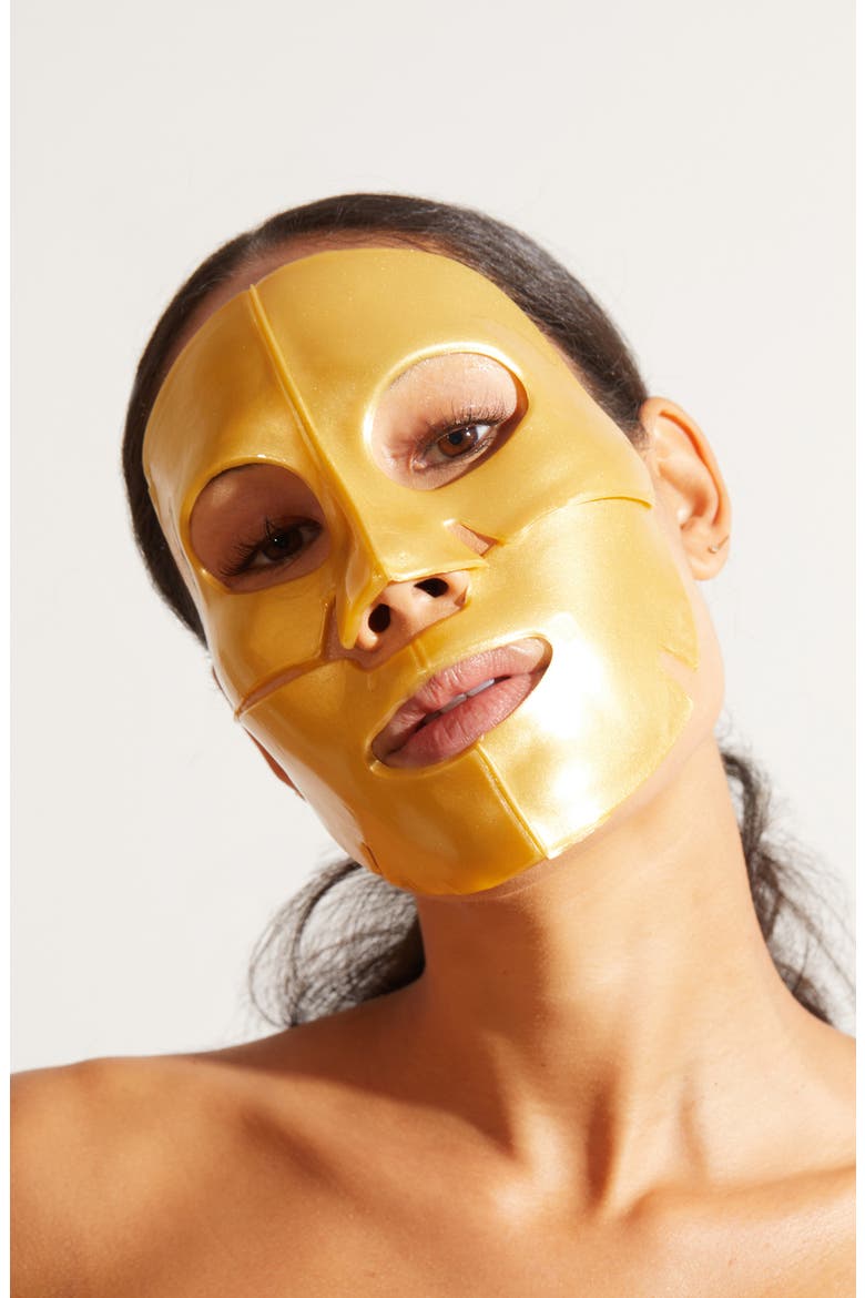 Youth Haus Golden Glow Gold Face Mask, Alternate, color, NO COLOR