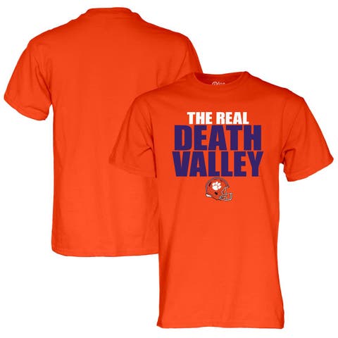 Unisex Blue 84 Orange Clemson Tigers The Real Death Valley T-Shirt