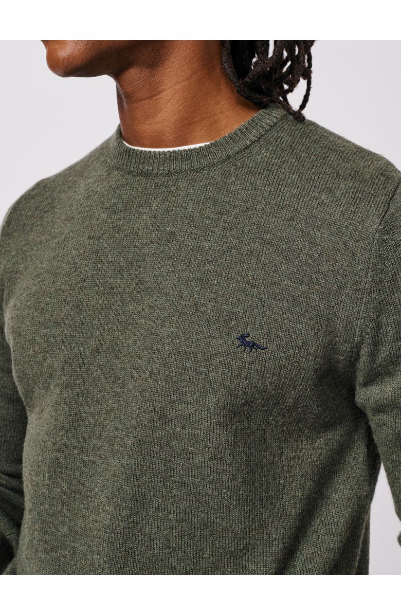 Aubin Westbourne Crew Neck Sweater, Alternate, color, Dark Khaki