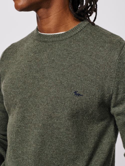 Aubin Westbourne Crew Neck Sweater In Brown
