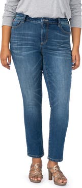 SLINK Jeans High Waist Ankle Skinny Jeans